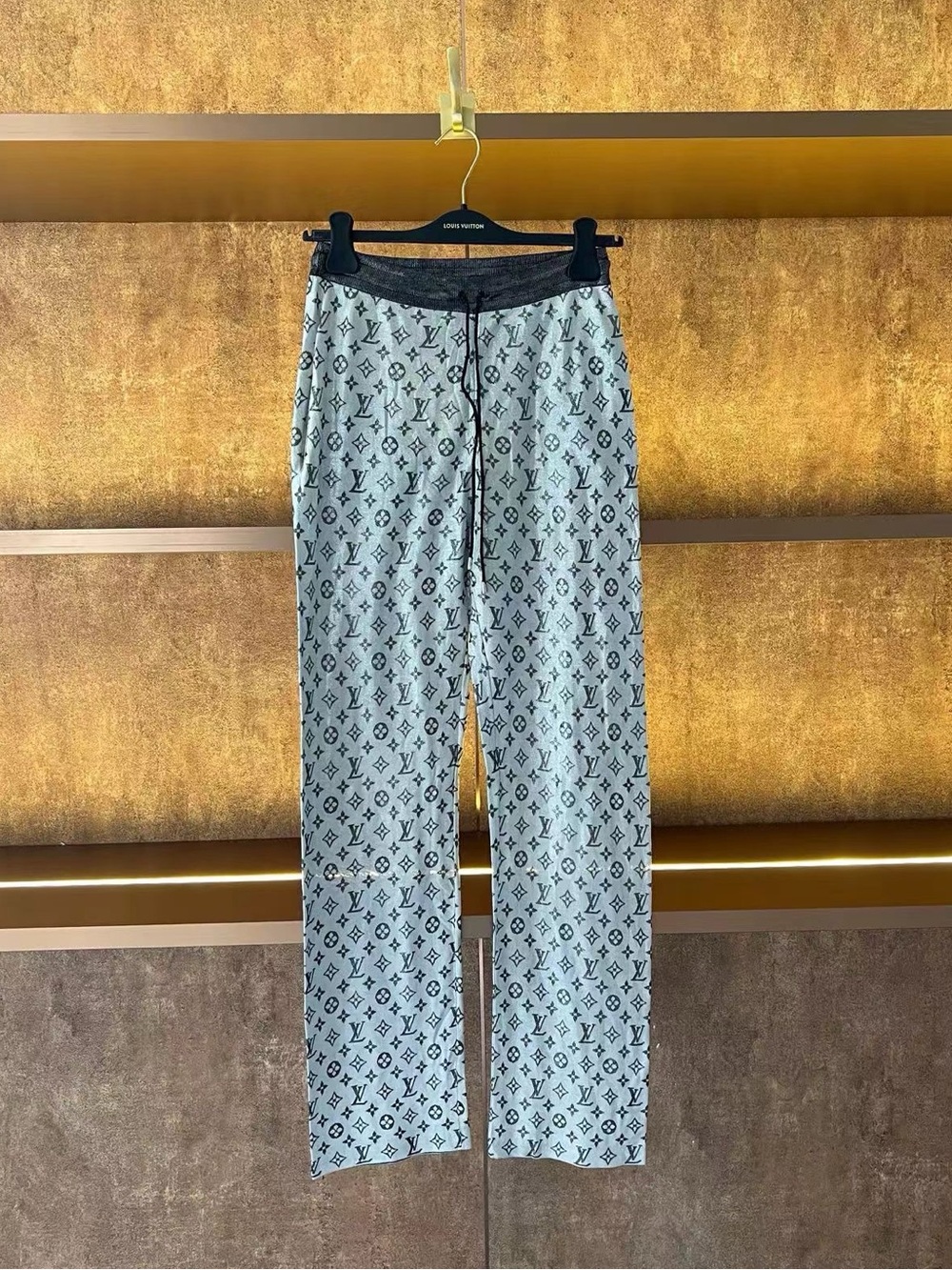 Louis Vuitton Light Blue Monogram Jogger Pants